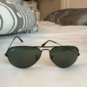 RayBan Black Aviators